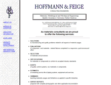 Tablet Screenshot of hoffmann-feige.com